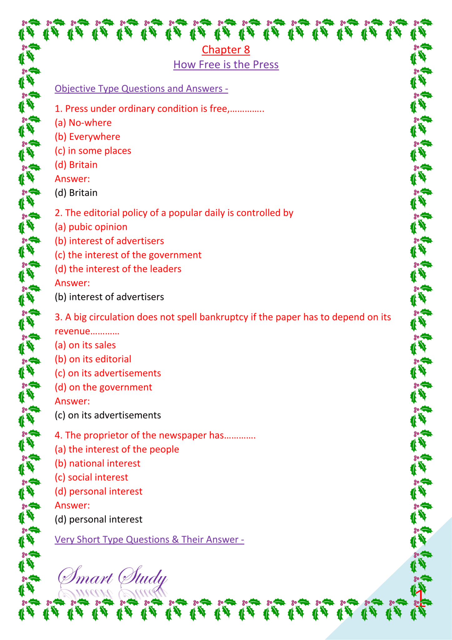 Class 12th English Book Solutions Bihar Board Chapter 8 How Free Is Class 12th english book solutions bihar board chapter 8 how free is